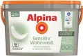Produktbild: Alpina Wandfarbe Alpina Sensitiv Wohnweiß Wandfarbe 10 L