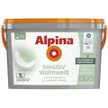 Produktbild: Alpina Innenfarbe Wandfarbe Sensitiv Wohnweiß 10 L matt frei von Reizstoffen