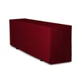 Produktbild: TexDeko® Biertischhusse Premium für Bierzeltgarnitur 220 x 60cm Blickdicht waschbar nur Tisch (Bordeaux)