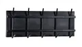 Produktbild: Couchcenter Garderobenpaneel Wandgarderobe Mango Holz Metall Gabi Schwarz Hutablage Wandpaneel, 5 Metall Hacken
