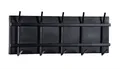 Produktbild: Mangoholz Mango Metall Garderobe Gabi Schwarz Wandgarderobe Hutablage Wandpaneel