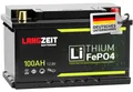 Produktbild: LANGZEIT LiFePO4 100Ah 12V Lithium Batterie Solarbatterie Wohnmobil Solar Bootsbatterie Akku