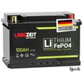 Produktbild: LiFePO4 100Ah 12V LANGZEIT Lithium Batterie Wohnmobil Solarbatterie Boot DIN L3