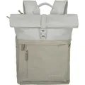 Produktbild: Travelite Rucksack Basics Rollup, 60 cm, mit Laptopfach, grau / beige, Polyester, 35 Liter