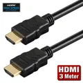 Produktbild: HDMI KABEL - High Speed with ETHERNET, 3D 4K UHD, vergoldet, hochwertig - 3 m