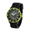 Produktbild: Scout Kinderuhr Serie The Scout Black Farbe grün und schwarz Silikonband NEU