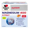 Produktbild: DOPPELHERZ Magnesium 400 Citrat system Granulat 40 St