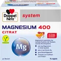 Produktbild: DOPPELHERZ Magnesium 400 Citrat system Granulat 40 St PZN 03979846