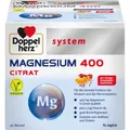 Produktbild: DOPPELHERZ Magnesium 400 Citrat system Granulat 40 St PZN03979846