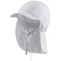 Produktbild: Sterntaler® Schirmmütze UV-Schutz 50+ (1-St) Kinderhut aus UV-Popeline mit Bindeband und UV-Schutz 50+ gelb 47 cm