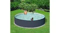 Produktbild: HANSEATIC Set (6-tlg.): Rundpool »Anthrazit« inkl. Sandfilteranlage (in 6 Größen) 90 cm x 300 cm