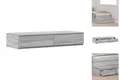 Produktbild: Bett Mit Schubladen Grau Sonoma 90x36,5x16,5 Cm Holzwerkstoff