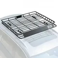 Produktbild: VEVOR Dachgepäckträgerkorb Autodachkorb (1095 x 1270 x 105 mm) universeller Dachgepäckträger aus rostfreiem legiertem Stahl mit 68 kg Max. Tragkra