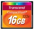 Produktbild: Transcend Compact Flash 16GB 133x