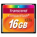 Produktbild: Transcend Compact Flash 16GB 133x Speicherkarte TS16GCF133