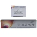 Produktbild: Wella Illumina 60 ml 6/16 dunkelblond asch violett permanente Cremehaarfarbe