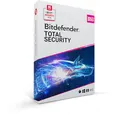 Produktbild: Bitdefender Total Security 2025 - 5 Geräte | 2 Jahre Abonnement | PC/Mac/Android/iOS | Aktivierungscode per Post