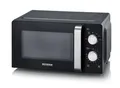 Produktbild: SEVERIN Mikrowelle MW 7886, 700 W, 17 l, 6 Leistungsstufen, 30‑Minuten‑Timer mit Signalton, Drehteller Ø 245 mm, B 440 x T 320 x H 240 mm, Schwarz