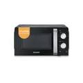 Produktbild: SEVERIN Mikrowelle Solo Auftauen Erhitzen Drehteller 17L Schwarz Edelstahl 700W