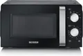 Produktbild: Severin Mikrowelle, schwarz, 700 W, 17 l