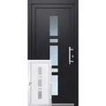 Produktbild: Premium Kunststoff-Haustür SMK 017 Anthrazit-Weiß 110 cm x 210 cm DIN R