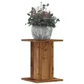 Produktbild: vidaXL Pflanzenständer 2 Stk. Altholz-Optik 30x30x40 cm Holzwerkstoff