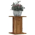 Produktbild: Vidaxl - Pflanzenständer 2 Stk. Altholz-Optik 30x30x40 cm Holzwerkstoff
