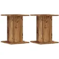 Produktbild: vidaXL Pflanzenständer 2 Stk. Altholz-Optik 30x30x40 cm Holzwerkstoff
