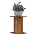 Produktbild: vidaXL Blumenständer Blumenständer Pflanzenständer 2 Stk Altholz-Optik 30x30x40 cm Spanplat