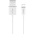 Produktbild: USB 2.0 Adapterkabel, USB-A Stecker > Lightning Stecker weiß, 1 Meter
