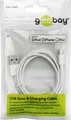 Produktbild: Wentronic Goobay USB Lade- und Synchronisationskabel, Weiß, 1 m - MFi Lade- und Synchronisationskabel für Apple iPhone/iPad (Weiß) (54600)
