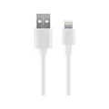 Produktbild: Goobay 54600 Lightningkabel 1m / Apple Lightning auf USB A Ladekabel / Highspeed 480 Mbits / Aufladekabel Handyladekabel iPad iPhone AirPods / Weiß / 1m