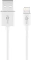 Produktbild: Goobay 54600 USB Lade- und Synchronisationskabel, 1 m, Weiß - MFi Kabel für Appl