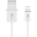 Produktbild: Goobay USB-lightning laadkabel 1m wit - 9550380
