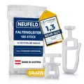 Produktbild: ® 120 Gardinengleiter für Innenlaufschienen inkl. 6 Feststeller | 7mm Falteng...