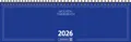 Produktbild: BRUNNEN Tischkalender 2026 Brunnen Querterminbuch 774 326×102 mm blau