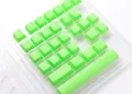 Produktbild: 4710578298551 Ducky Rubber Keycap Set, 31 Tasten, Double-Shot, gummiert, für Bac