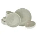 Produktbild: CreaTable 23714 Serie Uno Athena 12-teiliges Geschirrset Teller Set Steinzeug