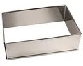 Produktbild: Lares Backform/Backrahmen eckig, extra hoch, in Karton - aus rostfreiem Edelstahl - verstellbare Größe - Made in Germany