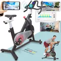 Produktbild: aktivshop Speedbike Indoor bis 110 kg mit Trainingscomputer, Bluetooth und Pulssensoren, Heimtrainer