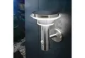 Produktbild: esotec LED Außen-Wandleuchte Edelstahl PIR Solarleuchte TINI H=22cm, 3 Modi, 40 LEDs 4000K 102595
