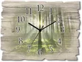 Produktbild: Artland Wanduhr Wald im Gegenlicht (wahlweise mit Quarz- oder Funkuhrwerk, lautlos ohne Tickgeräusche)