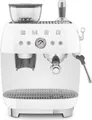 Produktbild: SMEG EGF03WHEU Espressomaschine mit Mahlwerk weiß 50`s Style