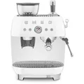 Produktbild: Smeg Espressomaschine 50er Style, EGF03WHEU, Milchaufschäumer, 2,5 Liter, Aluminium, weiß