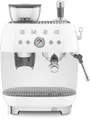 Produktbild: Smeg EGF03WHEU 50's Style Siebträgermaschine, integrierter Kaffeemühle, 1650 W