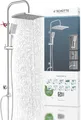 Produktbild: Schutte Duschset MALLORCA Duschsaeule mit grosser Regendusche, Handbrause
