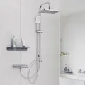Produktbild: Schütte MALLORCA Duschsystem mit Kopfbrause und Handbrause, ohne Armatur