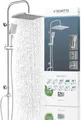 Produktbild: Schütte Mallorca Shower Set with Large Rain Shower, Hand Shower with 3 Jet Types