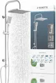 Produktbild: S41 SCHÜTTE Überkopfbrauseset | Regendusche | Duschsystem | Duschset | Schwarz