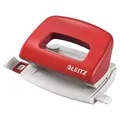 Produktbild: Leitz Locher 5058-00-25, NeXXt Mini, rot, Bürolocher, Stanzleistung 10 Blatt